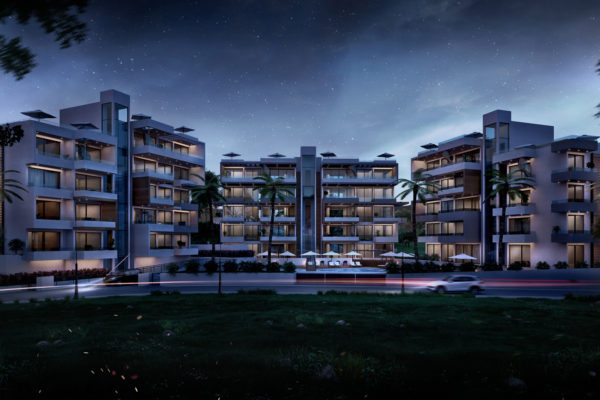 02. South Elevation - Night